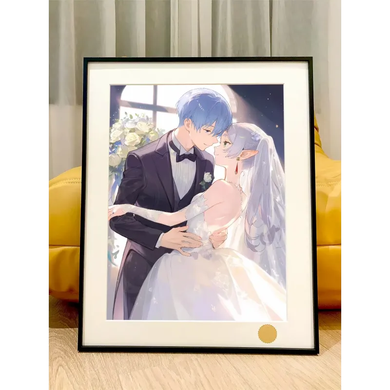 Frieren: Beyond Journey's End Himmel and Frieren Decorative Painting XingKong Studio