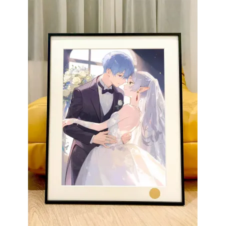 Frieren: Beyond Journey's End Himmel and Frieren Decorative Painting XingKong Studio