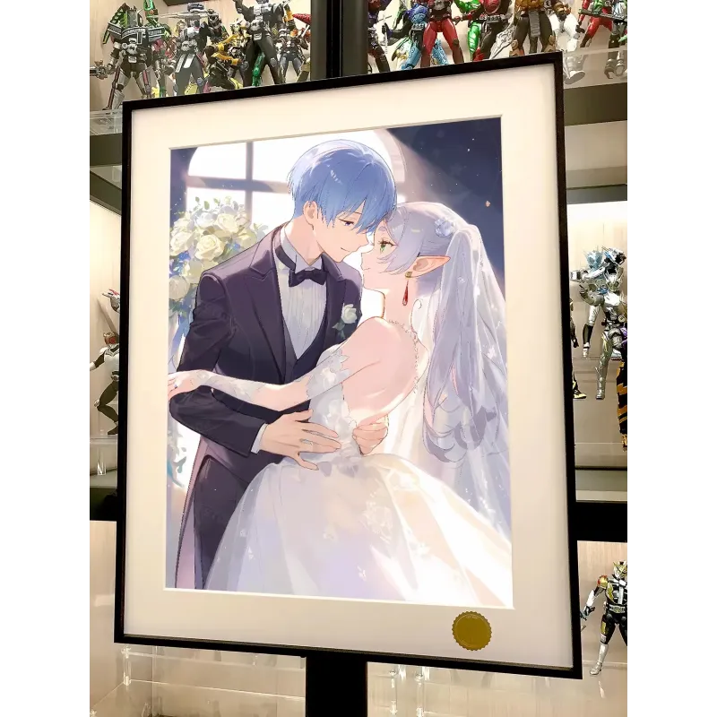 Frieren: Beyond Journey's End Himmel and Frieren Decorative Painting XingKong Studio