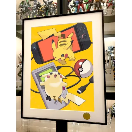 Pokemon Pikachu GameBoy & Switch Decorative Painting XingKong Studio