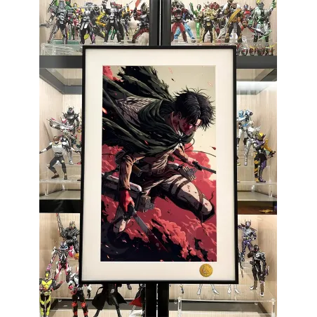 Attack on Titan Bloody Levi Decorative Painting XingKong Studio