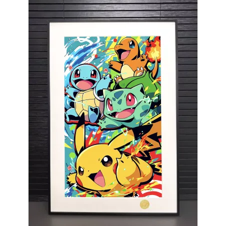 Pokemon First Generation Initials Decorative Painting H-Two Studio