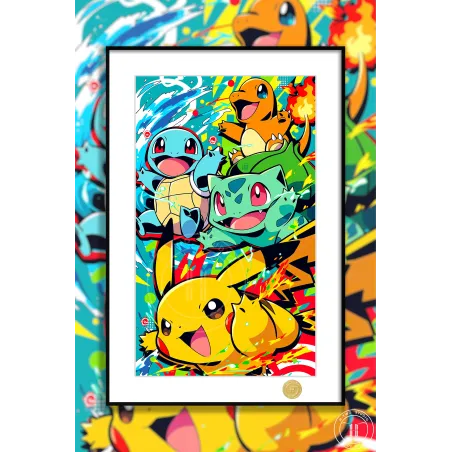 Pokemon First Generation Initials Decorative Painting H-Two Studio
