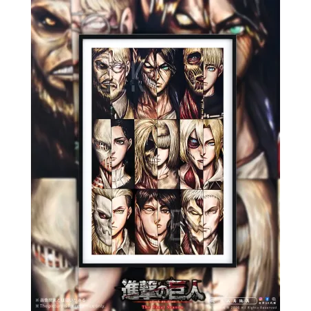 Attack on Titans 9 Titans Decorative Painting Baroque Studio