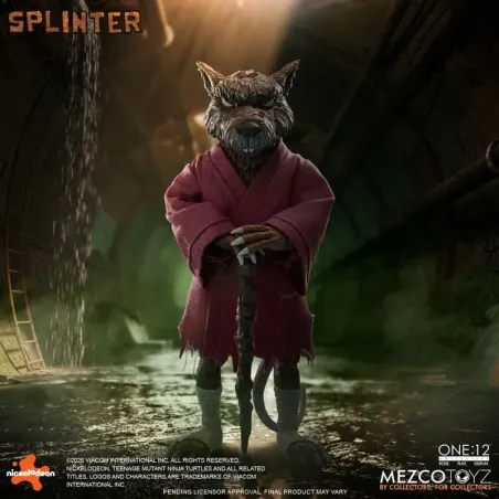 Teenage Mutant Ninja Turtles Splinter Mezco Toyz