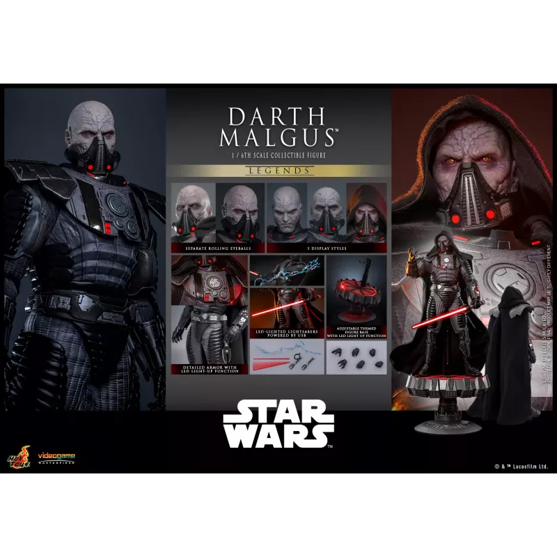 Star Wars Darth Malgus Hot Toys