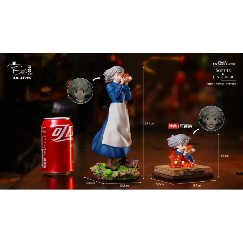 Howl´s Moving Castle Sophie & Calcifer ZJB Studio