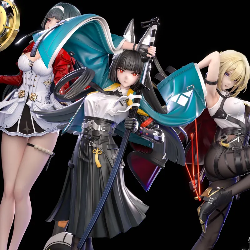 Zenless Zone Zero Astra Yao X Hoshimi Miyabi X Evelyn Chevalier Hakimi Studio