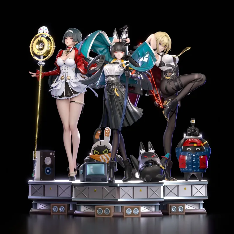 Zenless Zone Zero Astra Yao X Hoshimi Miyabi X Evelyn Chevalier Hakimi Studio