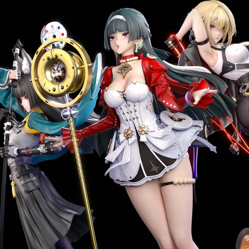 Zenless Zone Zero Astra Yao X Hoshimi Miyabi X Evelyn Chevalier Hakimi Studio