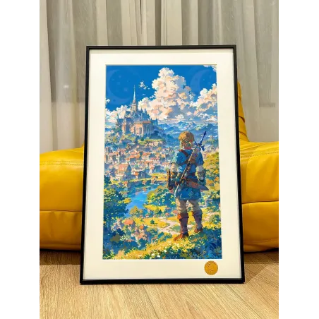 The Legend of Zelda Zelda Castle Decorative Painting XingKong Studio