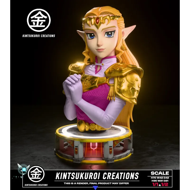 The Legend of Zelda Zelda Princess Bust Kintsukuroi Studio