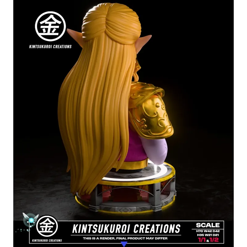 The Legend of Zelda Zelda Princess Bust Kintsukuroi Studio