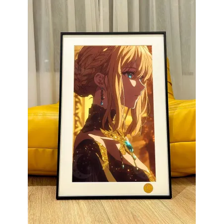 Violet Evergarden Gold Light Violet Evergarden Decorative Painting XingKong Studio