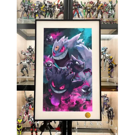 Pokemon Gengar Evolution Decorative Painting XingKong Studio