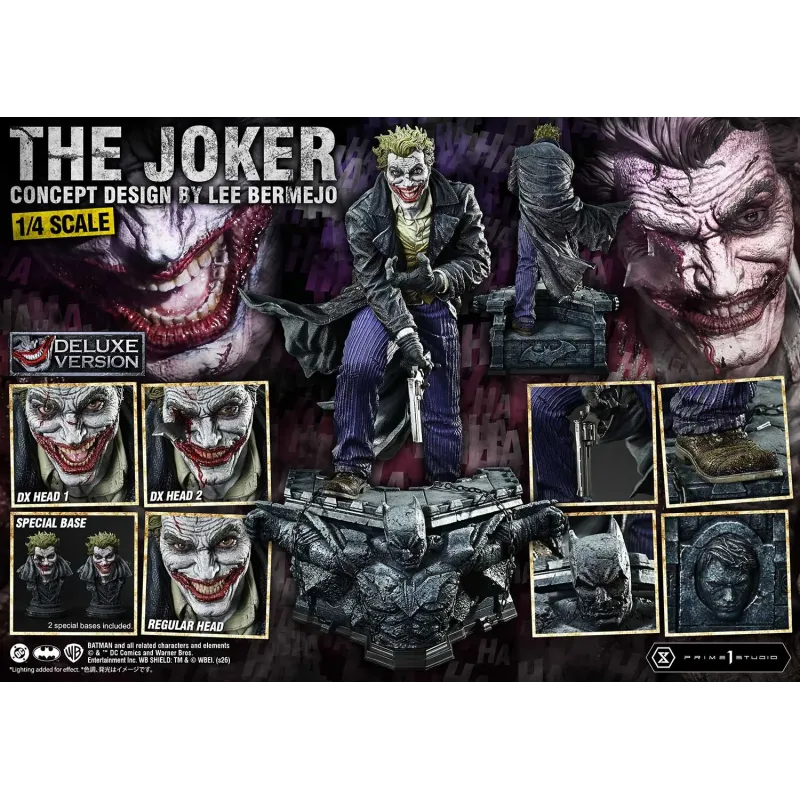 DC Comics The Joker Design by Lee Bermejo 1/4 Prime 1 Studio