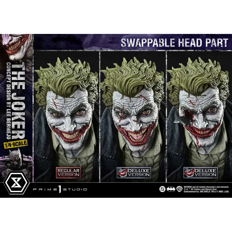DC Comics The Joker Design by Lee Bermejo 1/4 Prime 1 Studio
