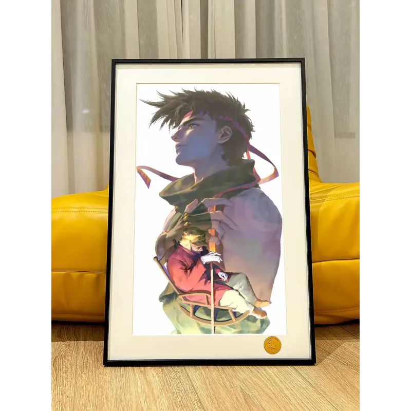 JoJo's Bizarre Adventure Jonathan Joestar and Dio Brando Decorative Painting XingKong Studio