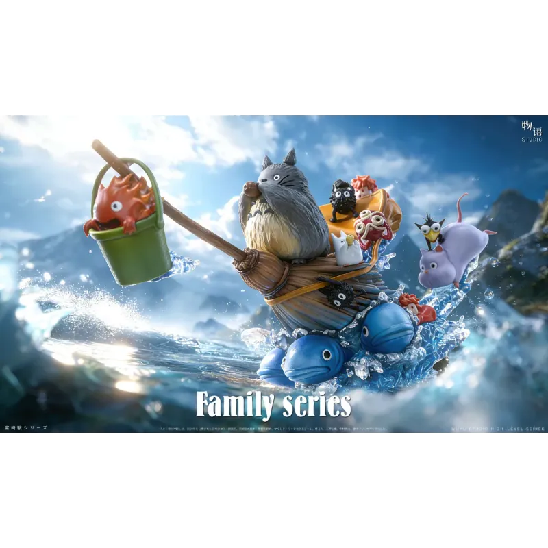 Studio Ghibli Family Series Magic broomstick WuYu Studio
