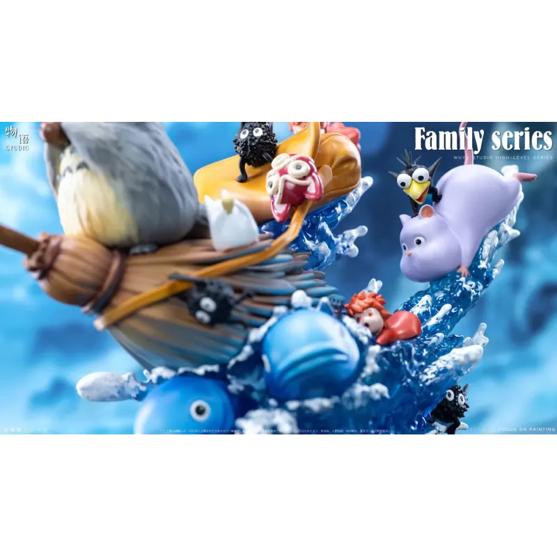 Studio Ghibli Family Series Magic broomstick WuYu Studio