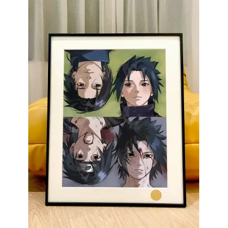 Naruto Shippuden Uchiha Bros Decorative Painting XingKong Studio
