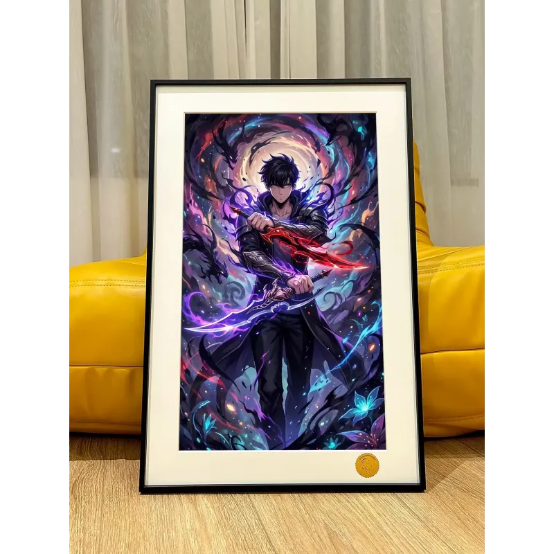 Solo Leveling Sung Jin Woo Decorative Painting XingKong Studio