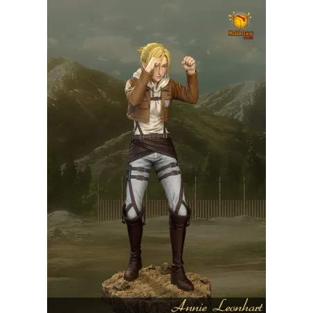 Attack on Titan Fighting pose Annie Leonhart Model Power Studio