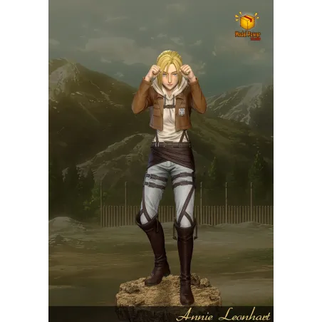 Attack on Titan Fighting pose Annie Leonhart Model Power Studio