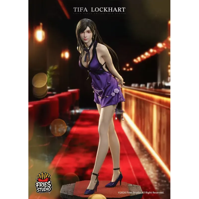 Final Fantasy VII Purple Dress Tifa Fries Studio
