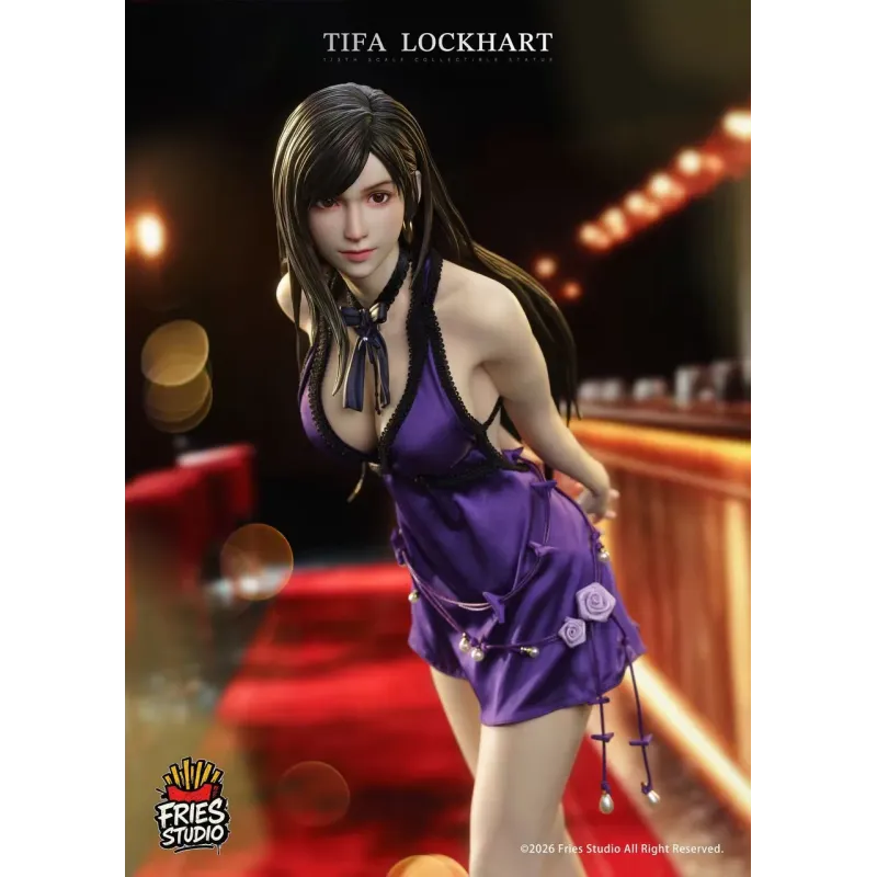 Final Fantasy VII Purple Dress Tifa Fries Studio