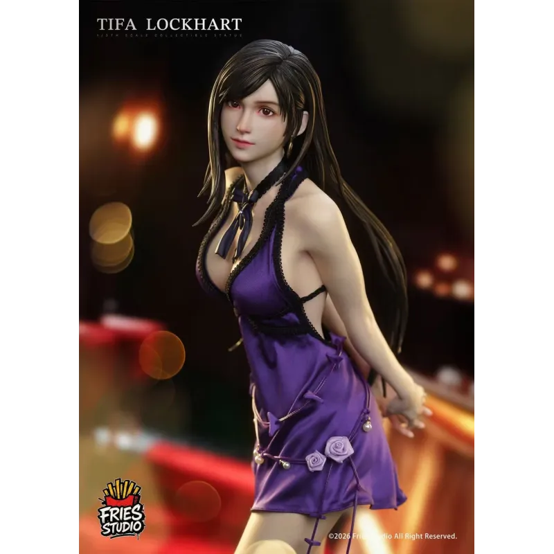 Final Fantasy VII Purple Dress Tifa Fries Studio