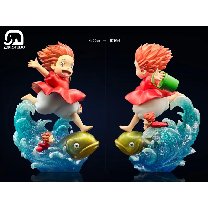 Ponyo on the Cliff Running Ponyo FeiXiang Studio