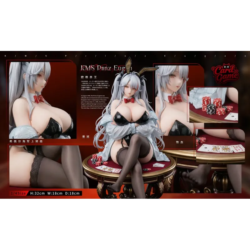 Azur Lane Prinz Eugen Bunny Girl Card Game Studio