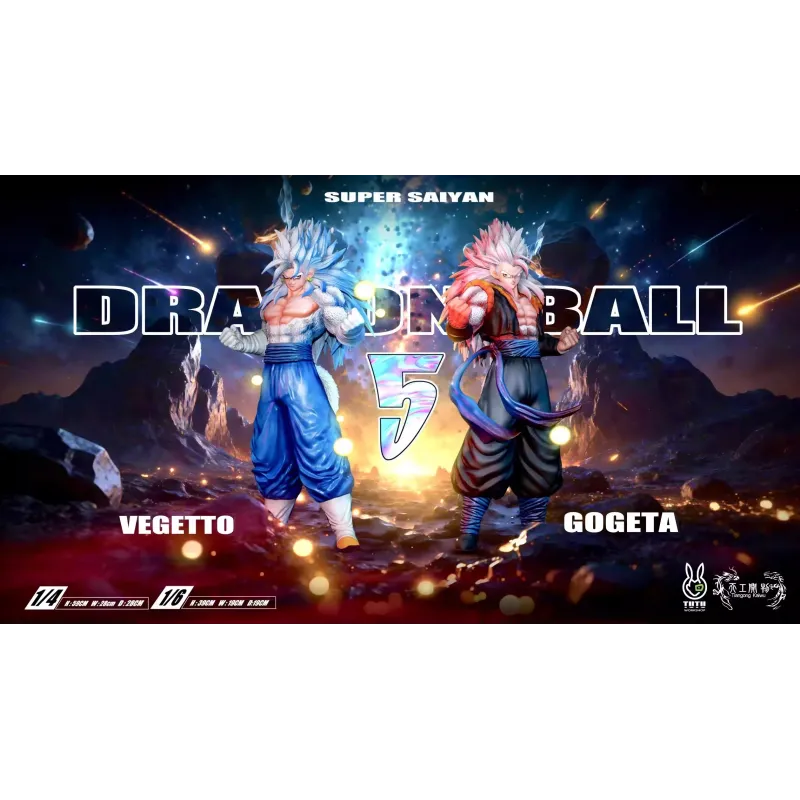 Dragon Ball Z Vegetto x Gogeta SSJ5 Tian Gong Kai Wu Studio X TUTU Workshop Studio
