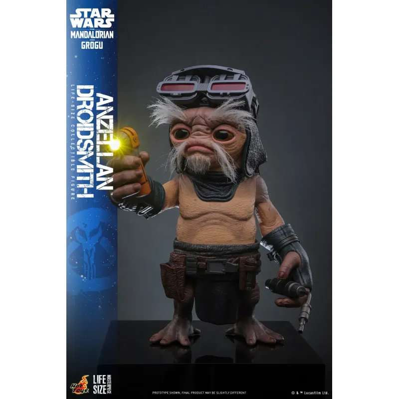 Star Wars: The Mandalorian & Grogu Anzellan Droidsmith Life Size Hot Toys