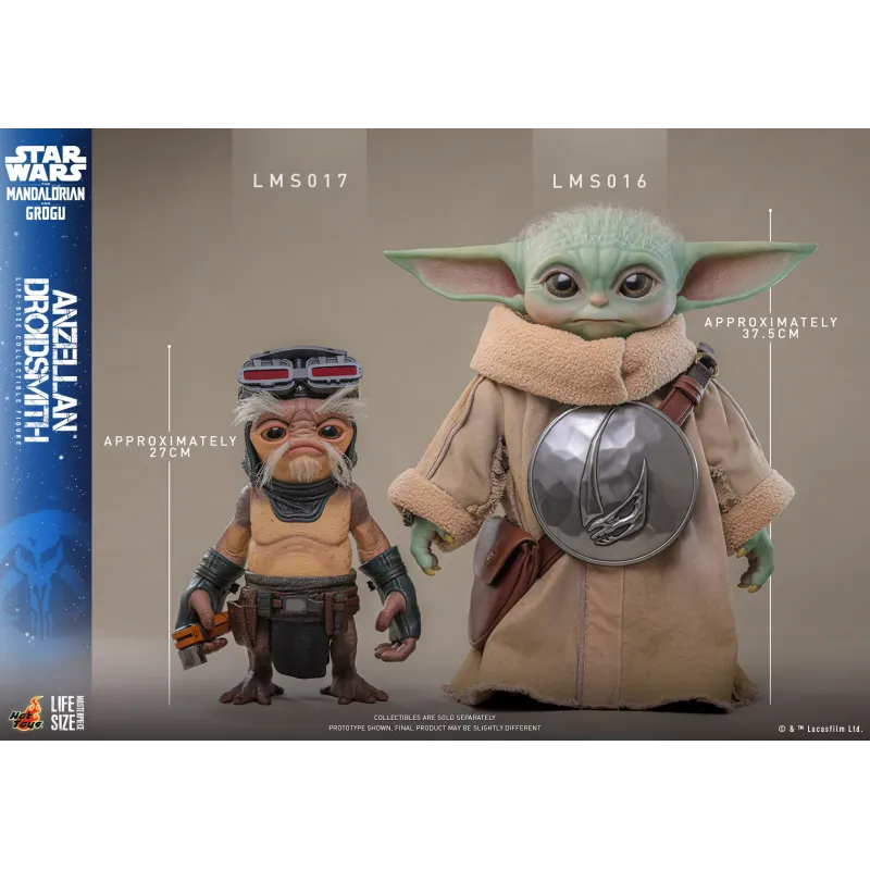 Star Wars: The Mandalorian & Grogu Anzellan Droidsmith Life Size Hot Toys