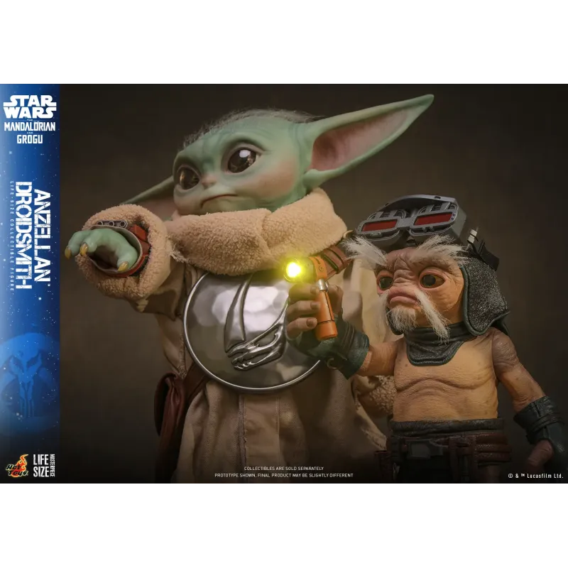 Star Wars: The Mandalorian & Grogu Anzellan Droidsmith Life Size Hot Toys
