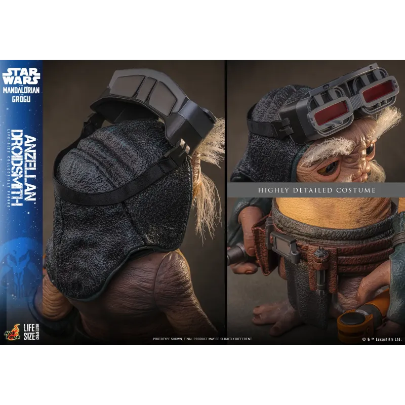 Star Wars: The Mandalorian & Grogu Anzellan Droidsmith Life Size Hot Toys