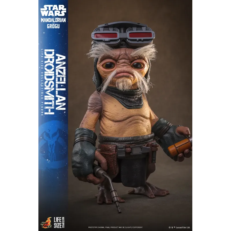Star Wars: The Mandalorian & Grogu Anzellan Droidsmith Life Size Hot Toys