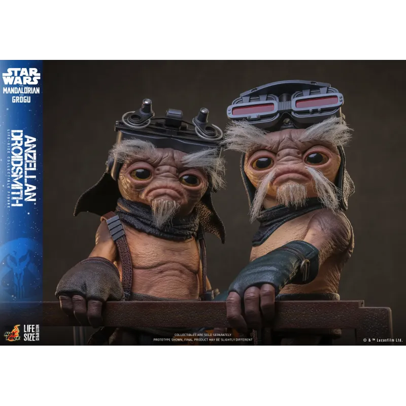 Star Wars: The Mandalorian & Grogu Anzellan Droidsmith Life Size Hot Toys