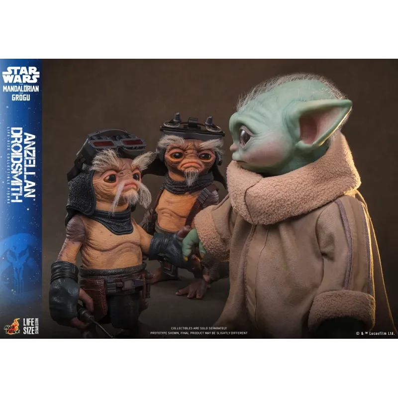 Star Wars: The Mandalorian & Grogu Anzellan Droidsmith Life Size Hot Toys