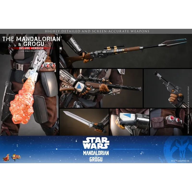 Star Wars: The Mandalorian & Grogu Deluxe Version Hot Toys