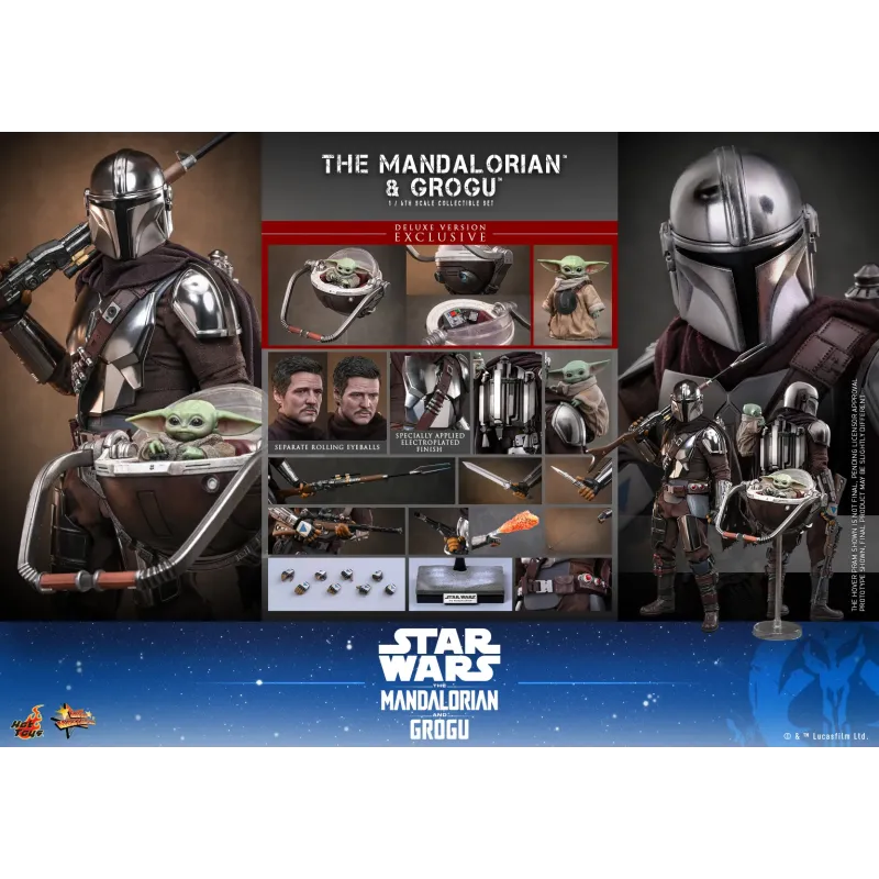 Star Wars: The Mandalorian & Grogu Deluxe Version Hot Toys