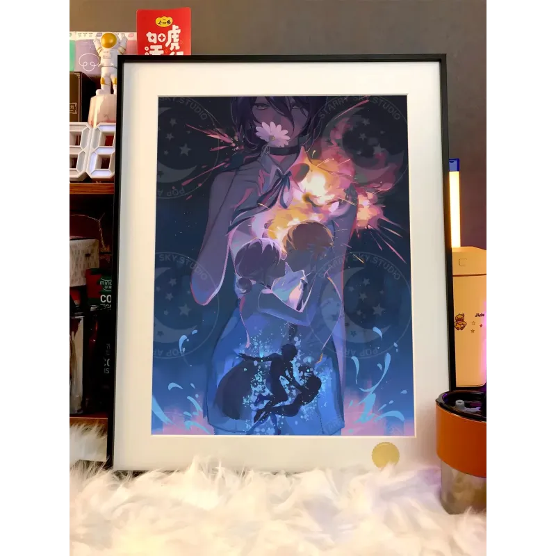 Chainsaw Man Denji and Reze Decorative Painting XingKong Studio