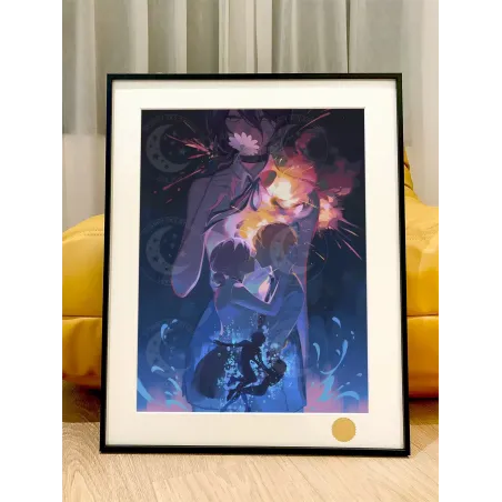 Chainsaw Man Denji and Reze Decorative Painting XingKong Studio