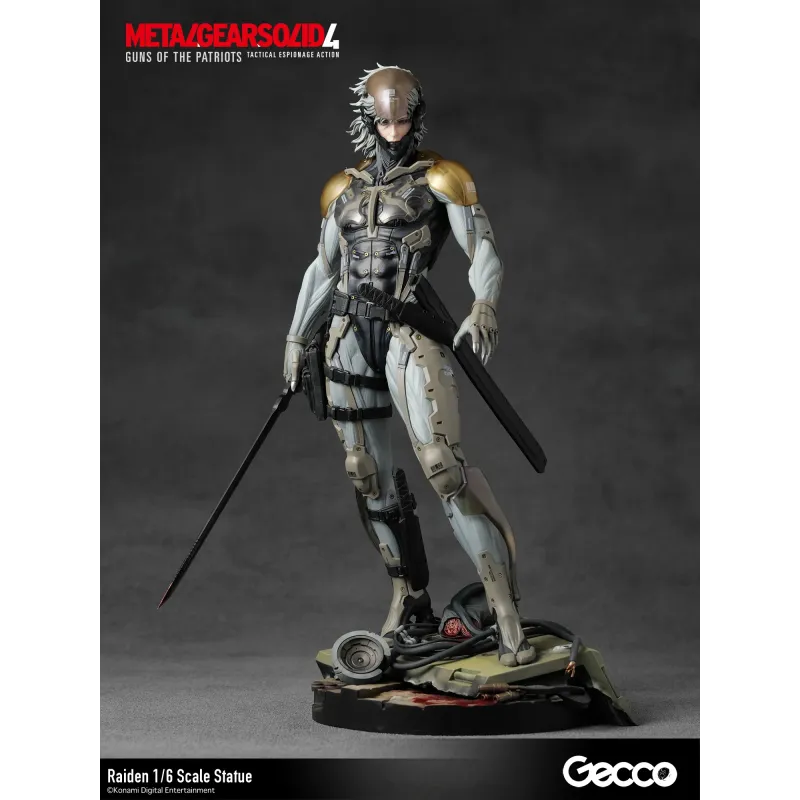 Metal Gear Solid 4 Guns of The Patriots Raiden Gecco