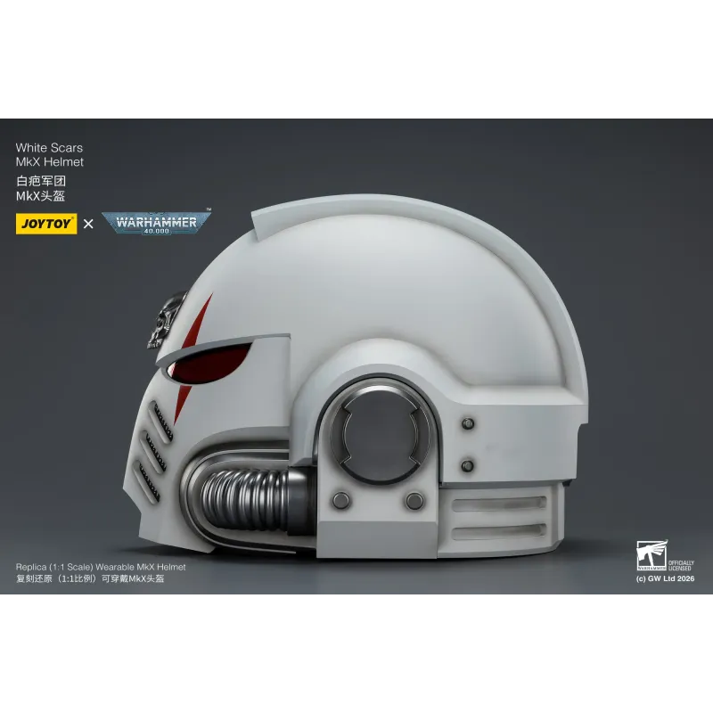 Warhammer 40K White Scars MkX Helmet JOYTOY