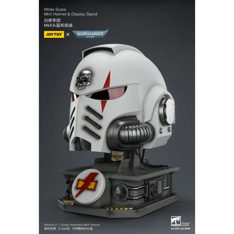 Warhammer 40K White Scars MkX Helmet JOYTOY