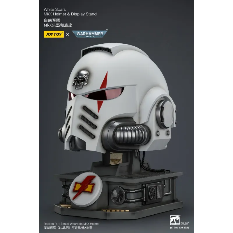 Warhammer 40K White Scars MkX Helmet JOYTOY