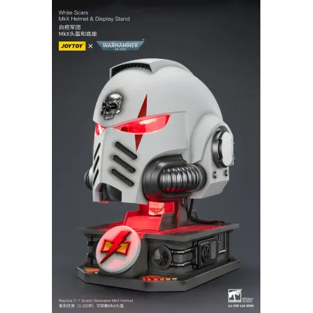 Warhammer 40K White Scars MkX Helmet JOYTOY